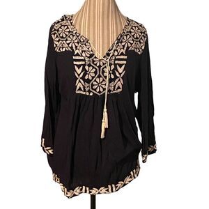 Lucky Brand blouse excellent condition size large